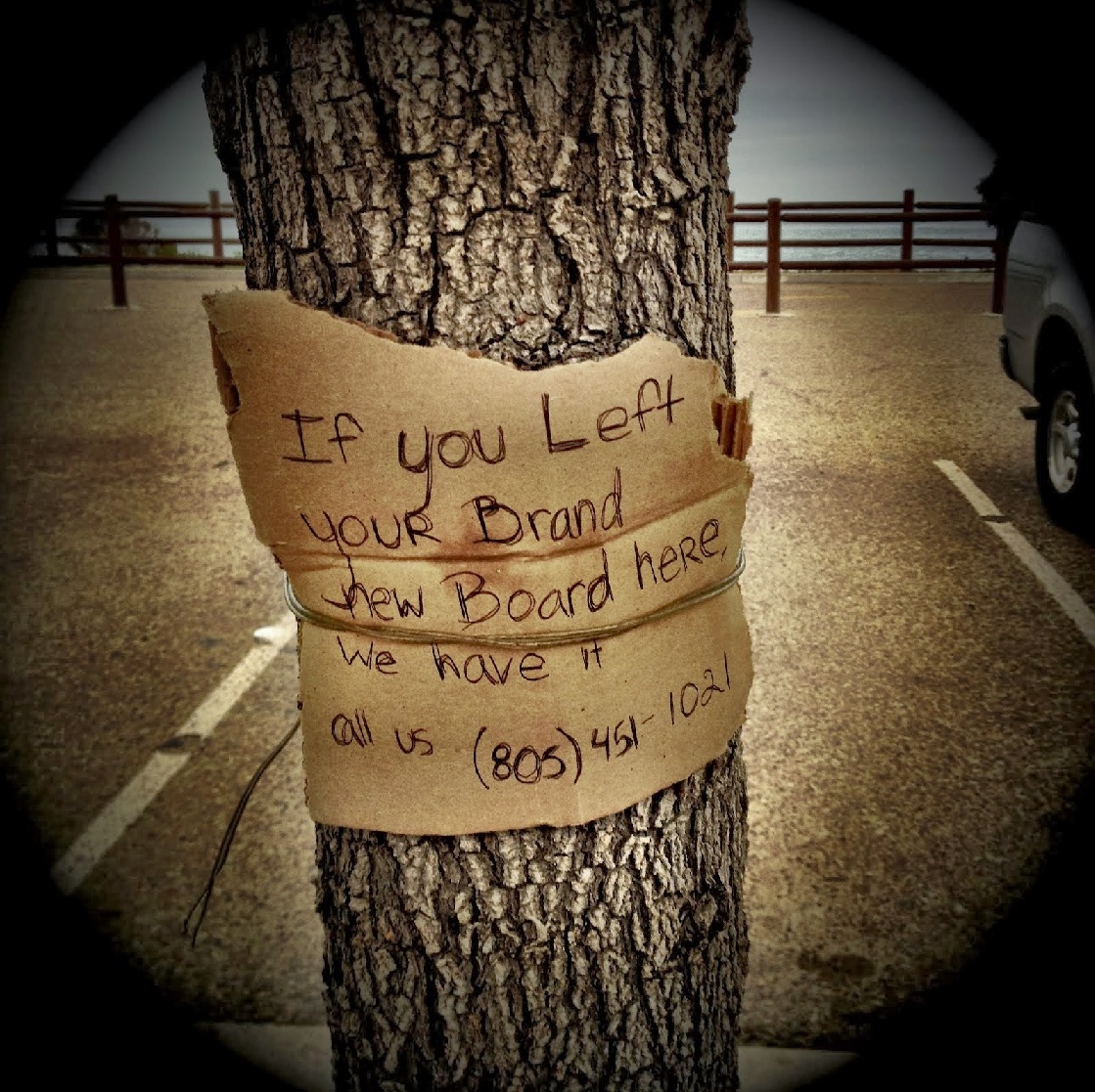 When some kids left this note to track down the owner of a forgotten skateboard that they could’ve easily stolen.