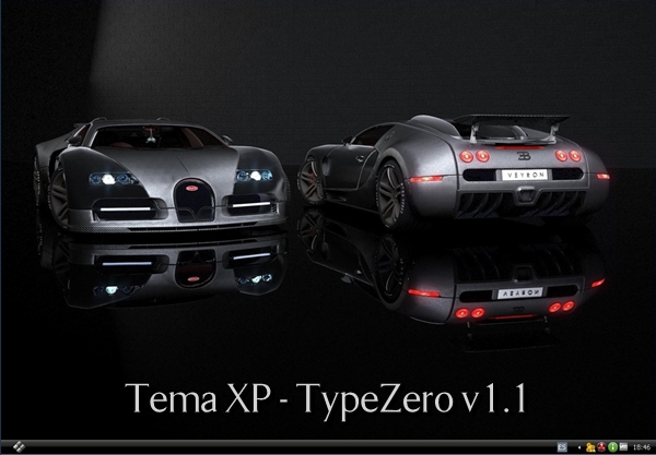 Tema XP - TypeZero v1.1 [Negro grafito y gris ceniza]