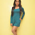 TV Anchor Prasanthi Hot Stills In Short Green Dress