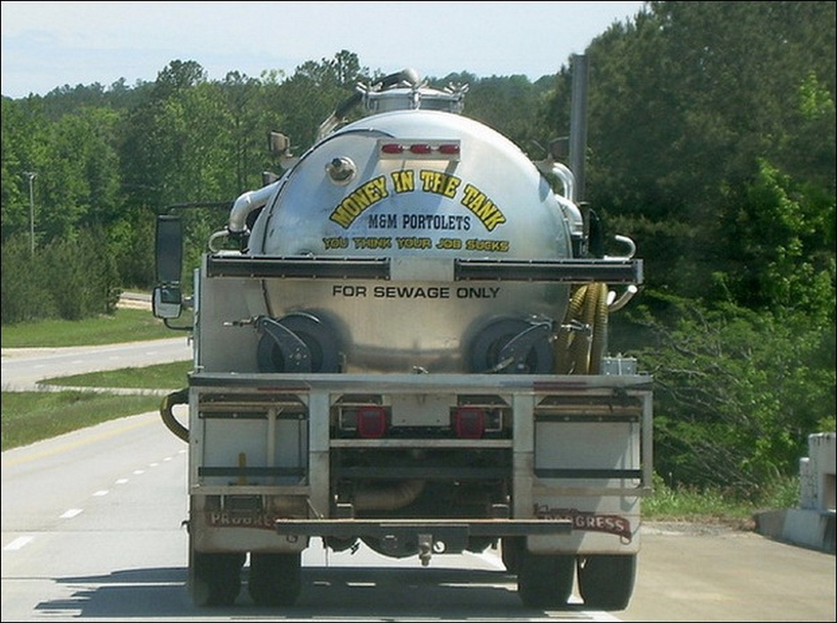 poop septic sanitation chuck bozo ebaumsworld