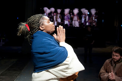 Msurshima Yongo as Jesus in Streetwise Opera and The Sixteen's The Passion. Photo by Graeme Cooper