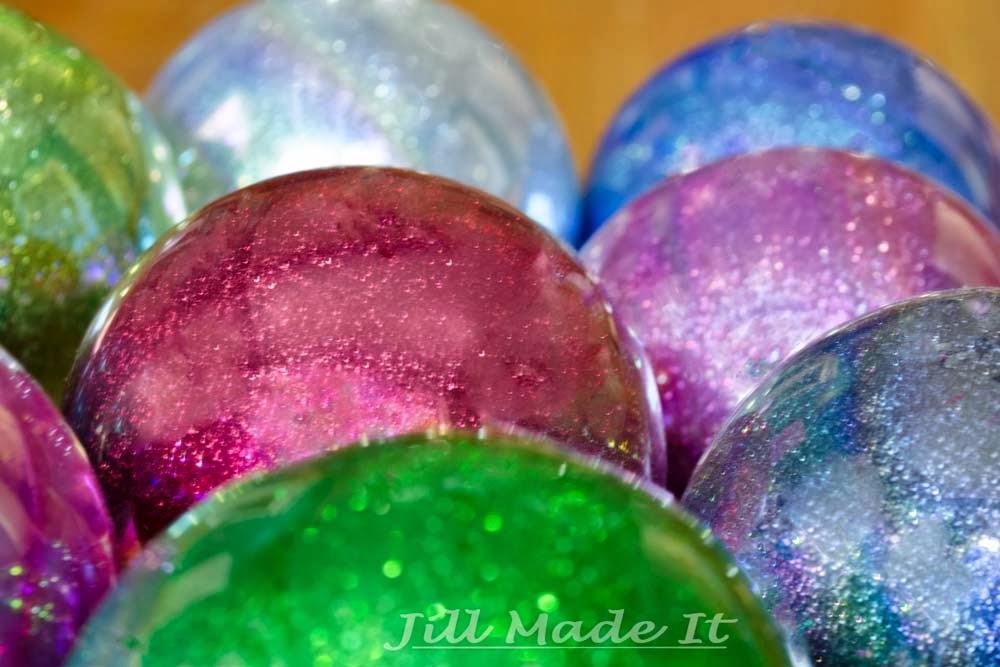 Jill Made It "O, Christmas Tree" Glitter Ball Ornaments