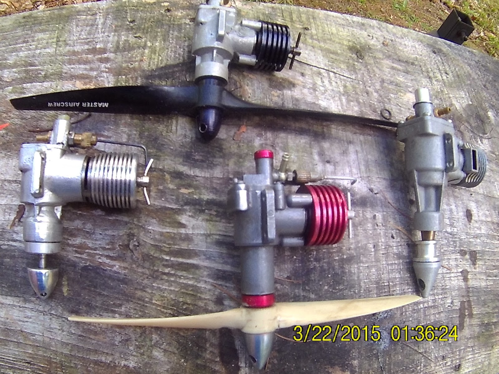 Vintage Model Airplane Engines Running Running Classic Russian Model