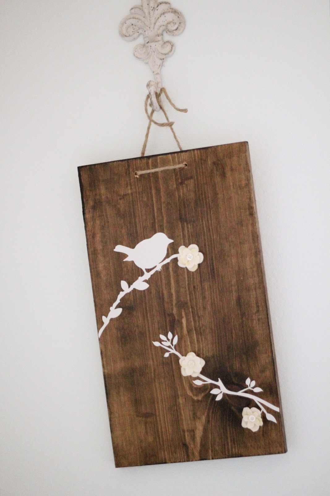 Wooden Birds and Branches Wall Art