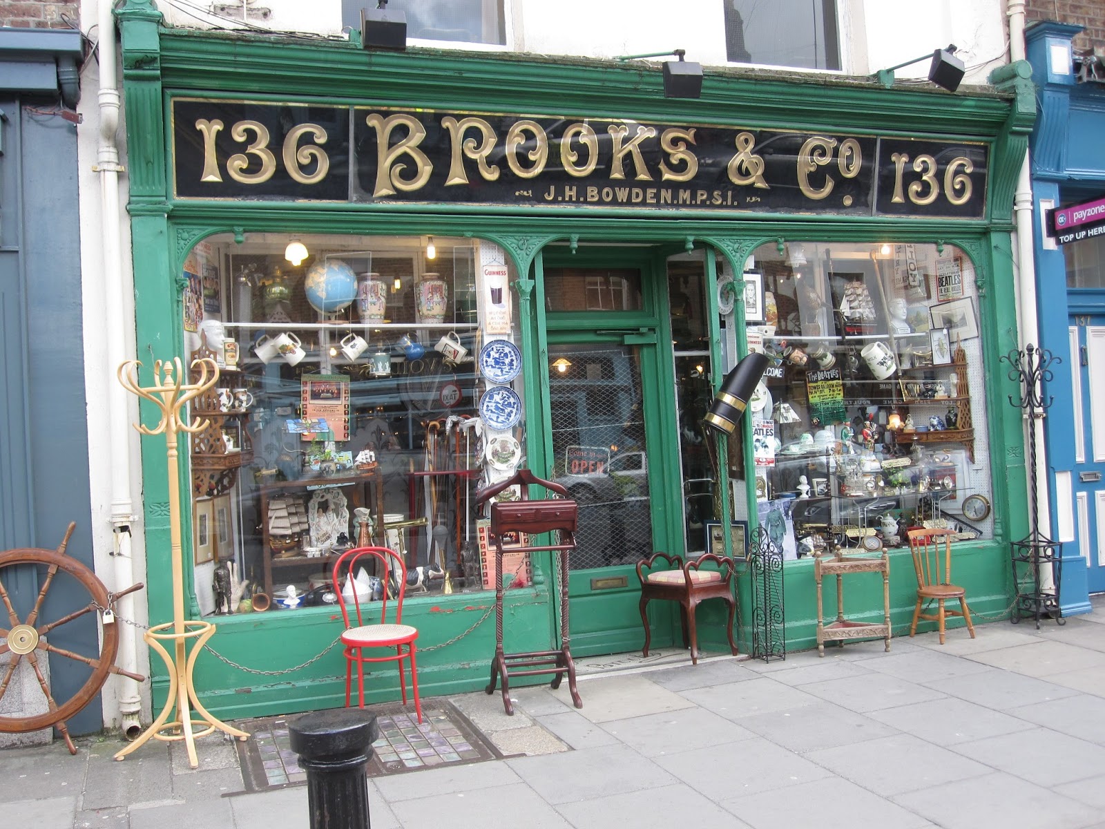 Most loved Today Old school Antique shop on Baggot Street