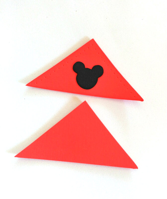 marcapáginas, goma eva, foamy, ratón mickey