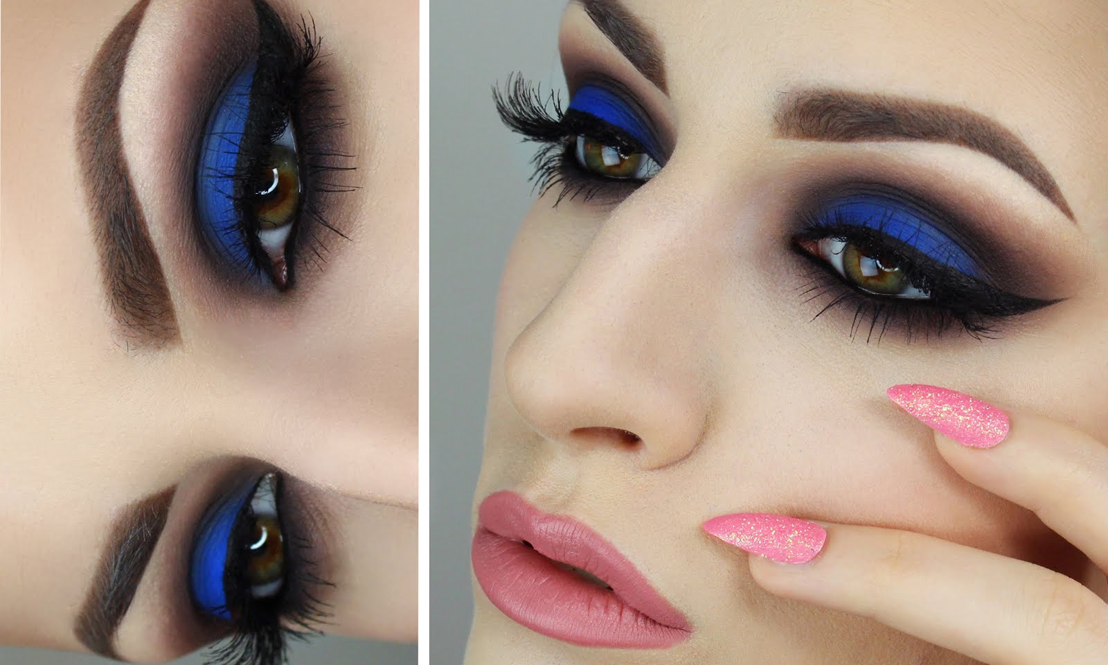 2. Blue Hair and Bold Eyeshadow Makeup Looks - wide 3