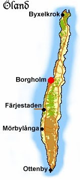 Karta över Öland Regionen | Karta över Sverige, Geografisk, Fysisk