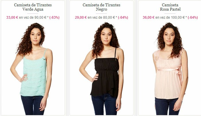 Camisetas de tirantes Camisetas de tirantes