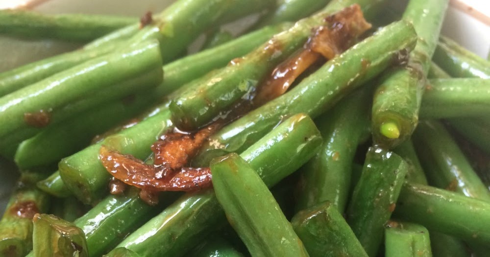Sauteed Green Bean with Dried Shrimp Simple Dishes