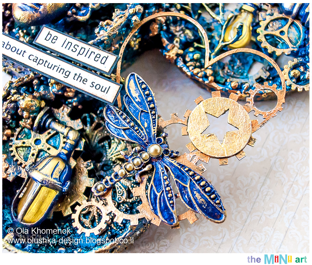 LikeArtStudio by Ola Khomenok Be Inspired. Mixed Media altered boxes