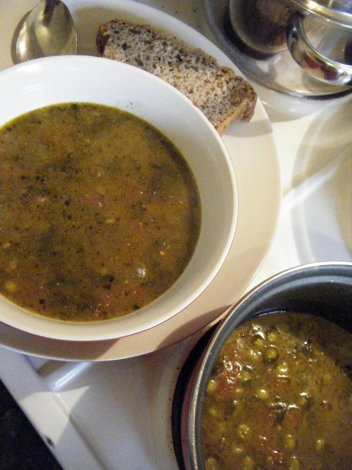 Thomas Yaeger's Transcendental Kitchen Green Pesto Soup