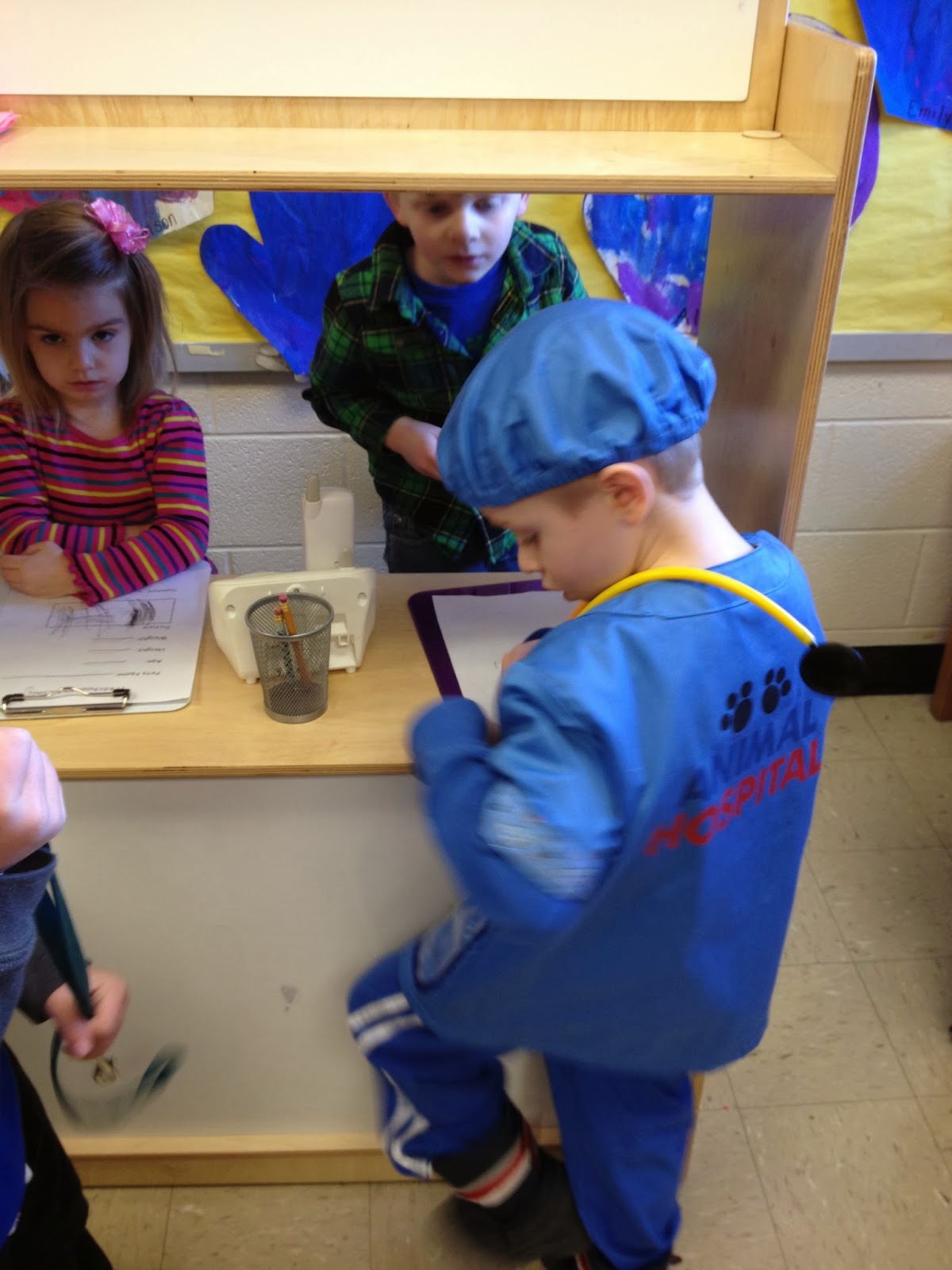 Clough Pike Preschool Pets at the Vet