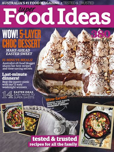 Download Super Food Ideas Magazine April 2016 PDF