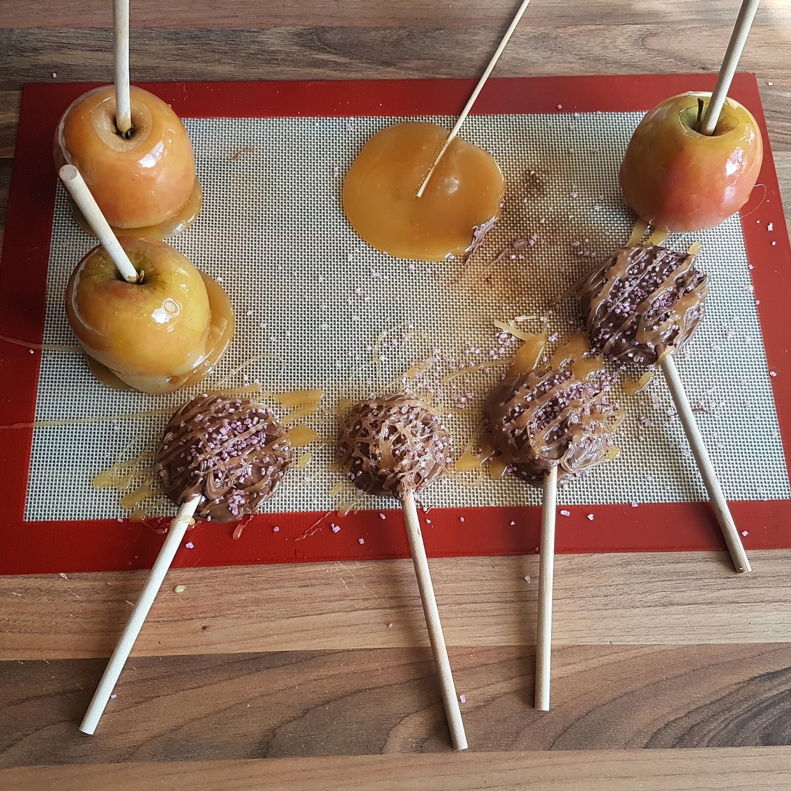 Pink Toffe Apples & 5 Syn Pink Lady Apple Pops Sugar Pink Food