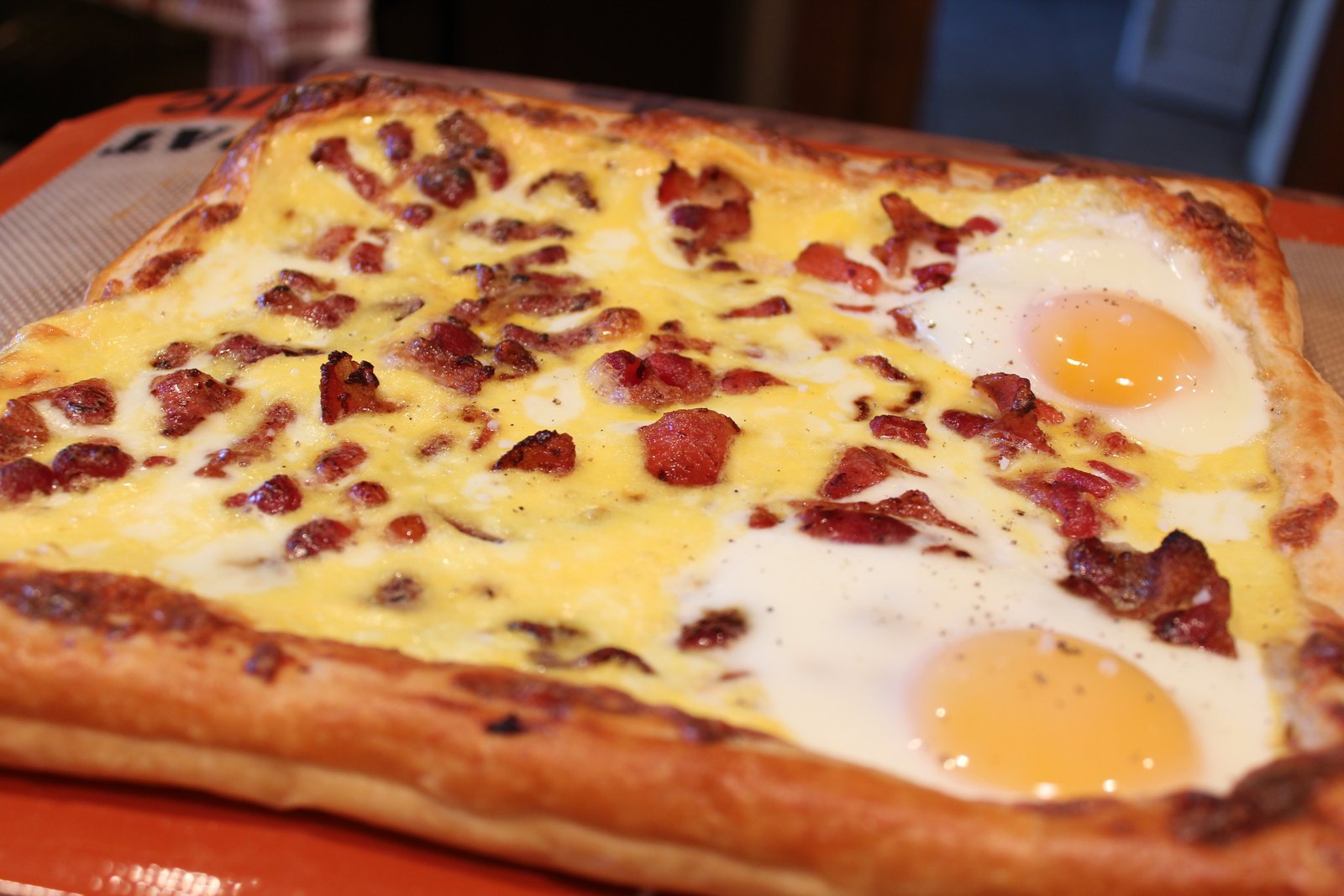 Bacon and Egg Breakfast Tart