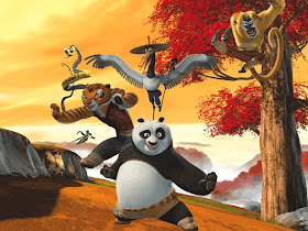 Po training in Kung Fu Panda 2008 animatedfilmreviews.filminspector.com