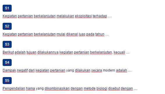 Contoh Soal Kegiatan Pertanian yang Berkelanjutan Anak Contoh Soal Kegiatan Pertanian yang Berkelanjutan Anak