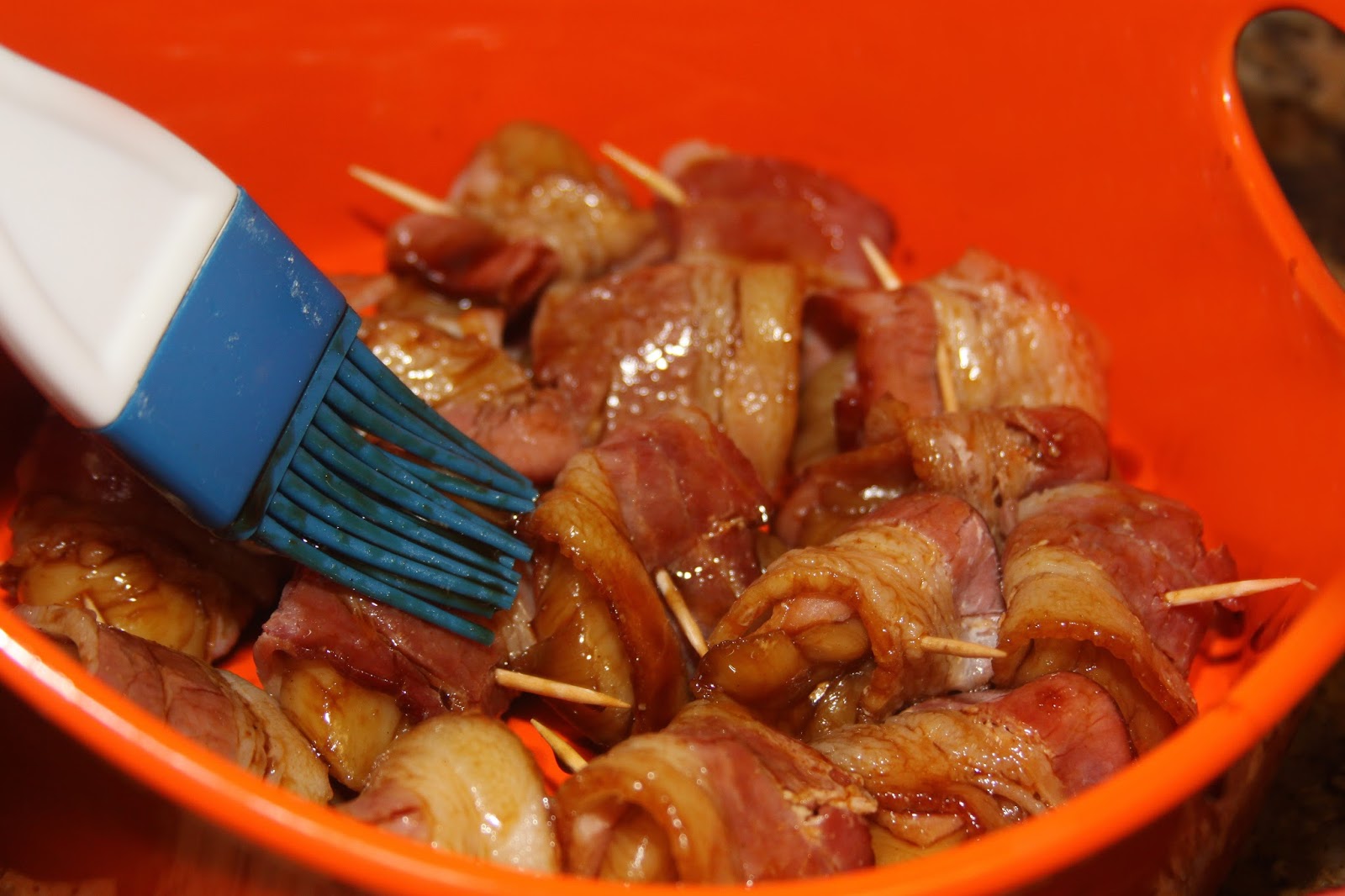 For the Love of Food Teriyaki Bacon Wrapped Scallops