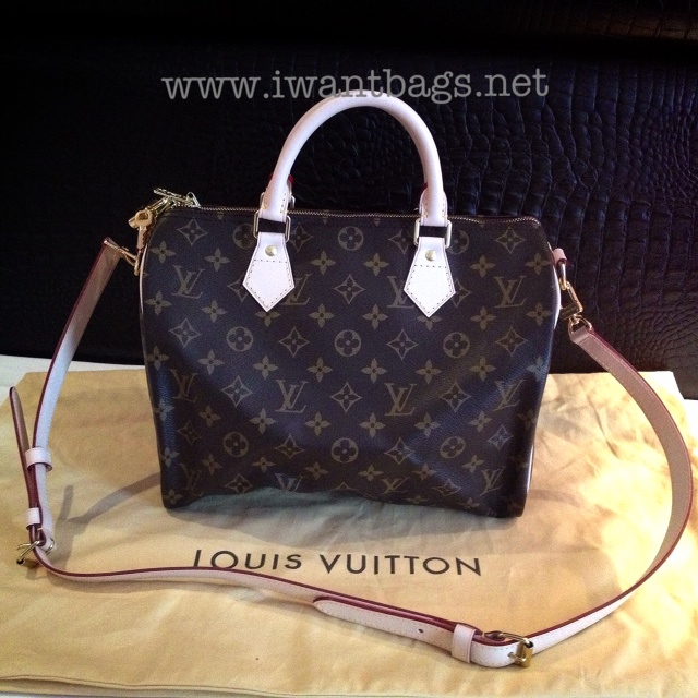~Louis Vuitton Speedy B 30 (with strap) Monogram