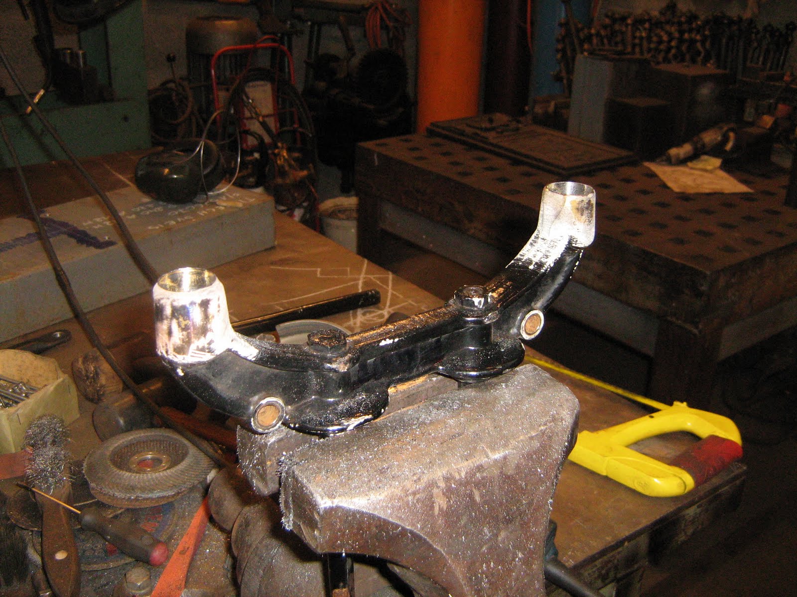 American Motorcycles Norway / Veteran-Mc.com: Offset springer repair II