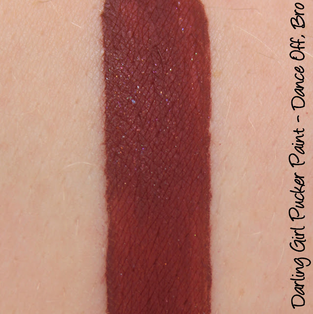 Darling Girl Cosmetics - Dance Off, Bro Pucker Paint Swatches & Review
