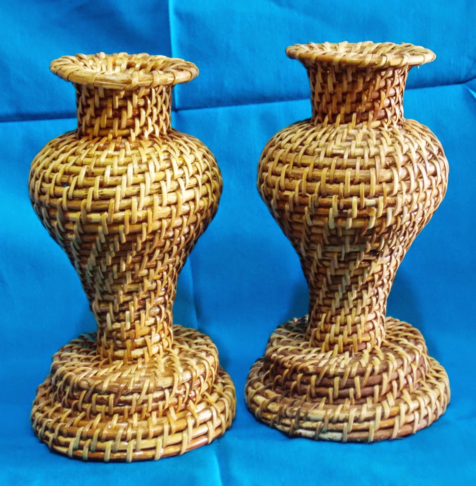 Bamboo and Cane Classic Style Vase