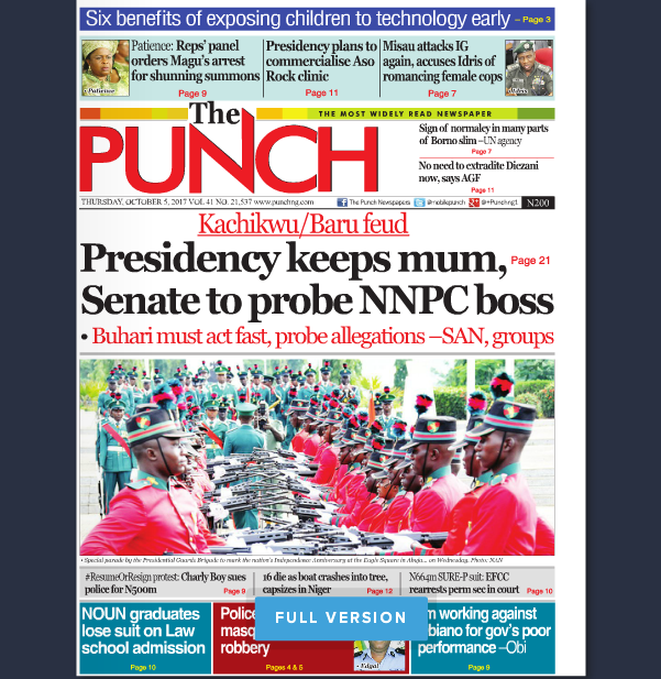Naija Newspapers Today s The Punch Newspaper Headlines 5th October naija-newspapers-today-s-the-punch-newspaper-headlines-5th-october