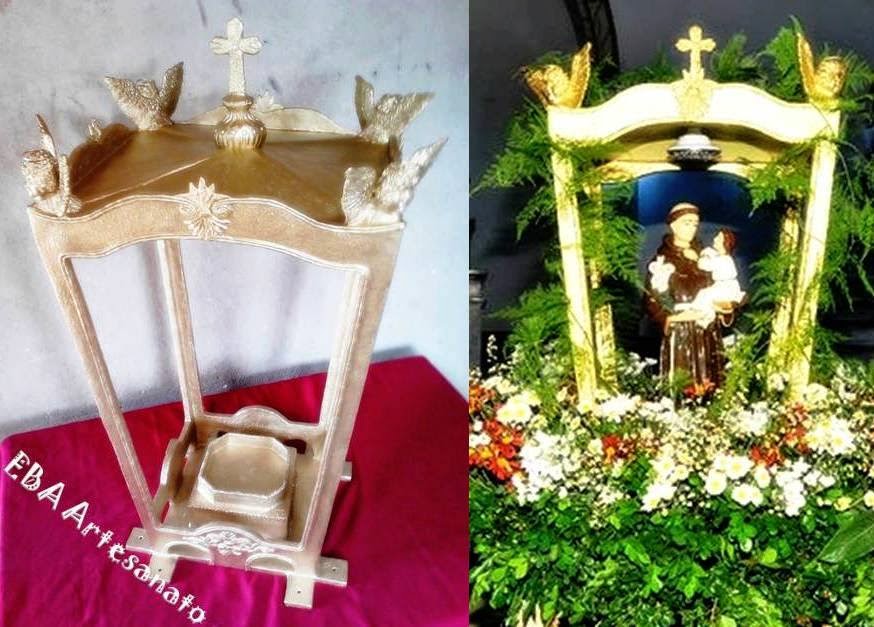 Artesã Elienice Almeida Dedicou Cinco Semana na Criação da Cúpula do Andor de Santo Antônio Artesã Elienice Almeida Dedicou Cinco Semana na Criação da Cúpula do Andor de Santo Antônio