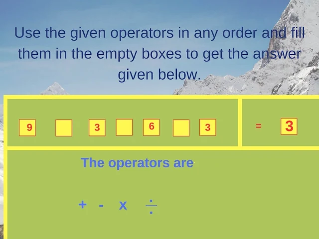 Math Operator Equation Brain Teaser-5