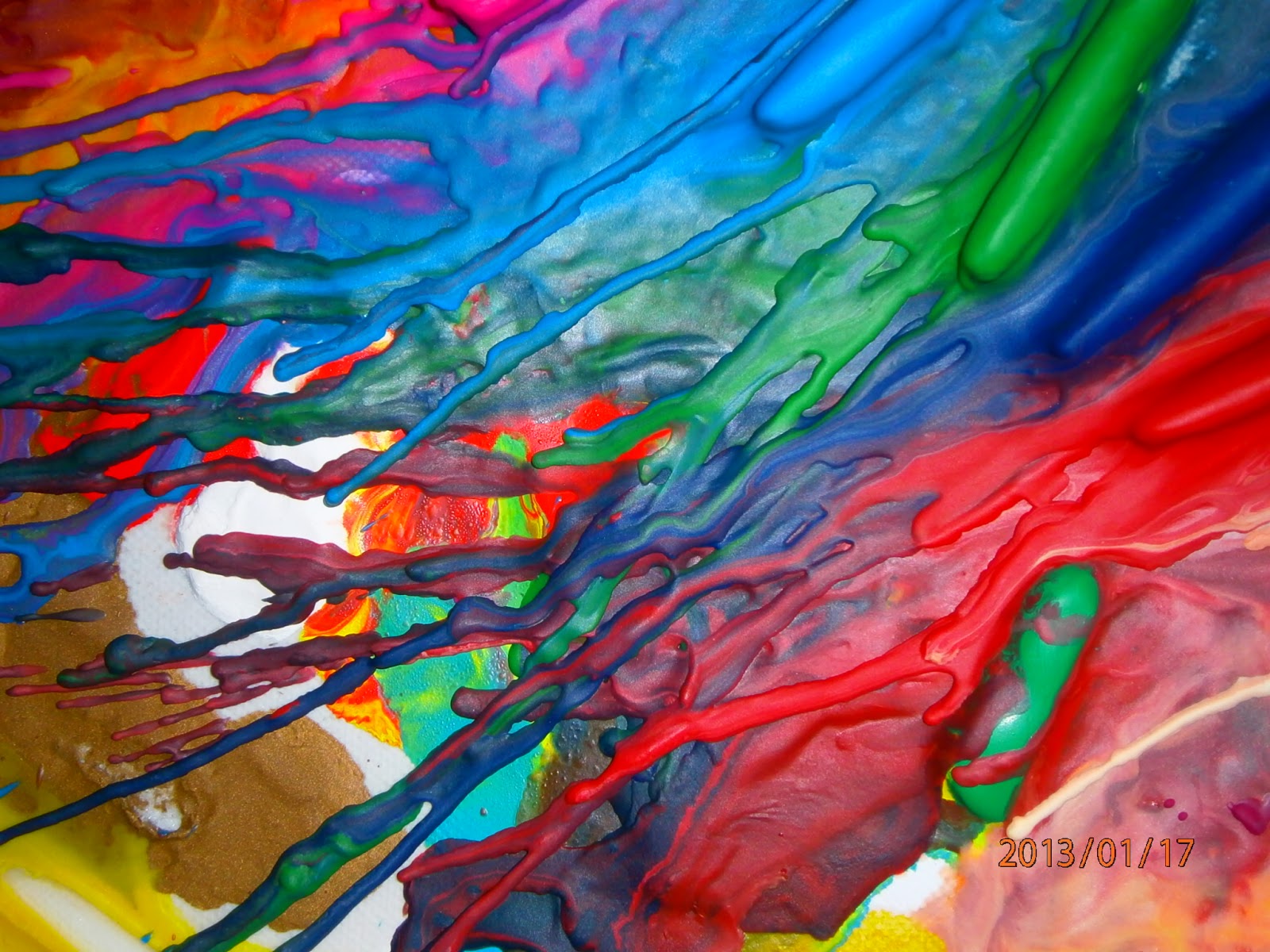 Unsre Kinder&hellip;. unser Leben : DIY Wachsmalstifte Impressionen für