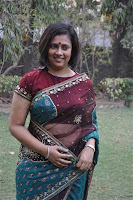 Lakshmi Ramakrishnan in Transparent saree