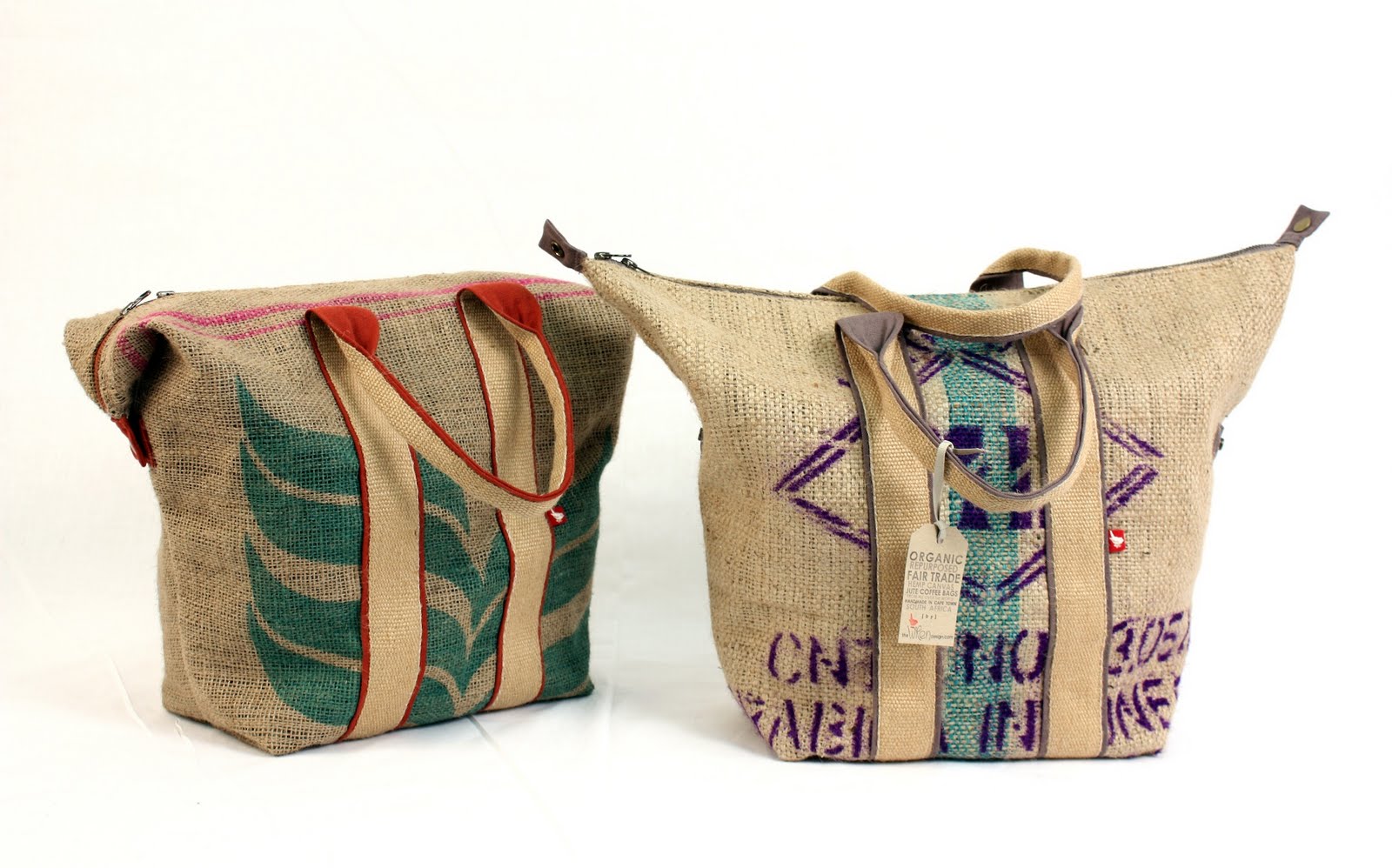 20-something in Cape Town: Awesome South African organic designer bags – made from coffee-bean sacks