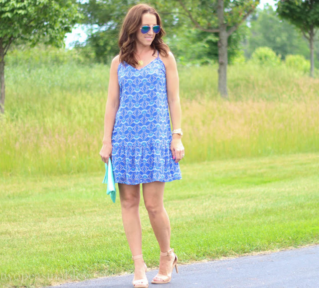 Two Peas in a Blog: Bright Blue Dress