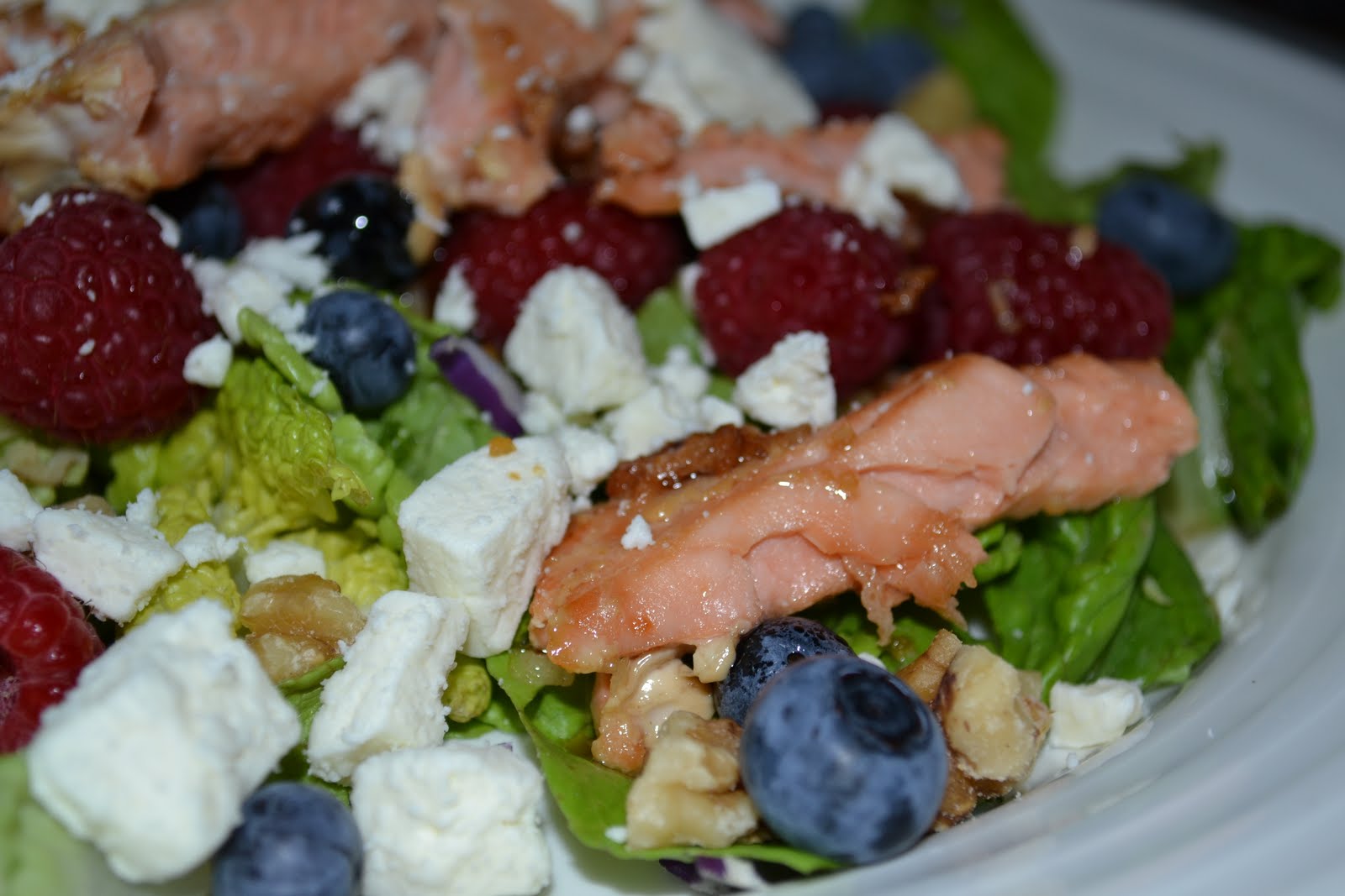 Season The Day Fresh Berry Salad with Salmon