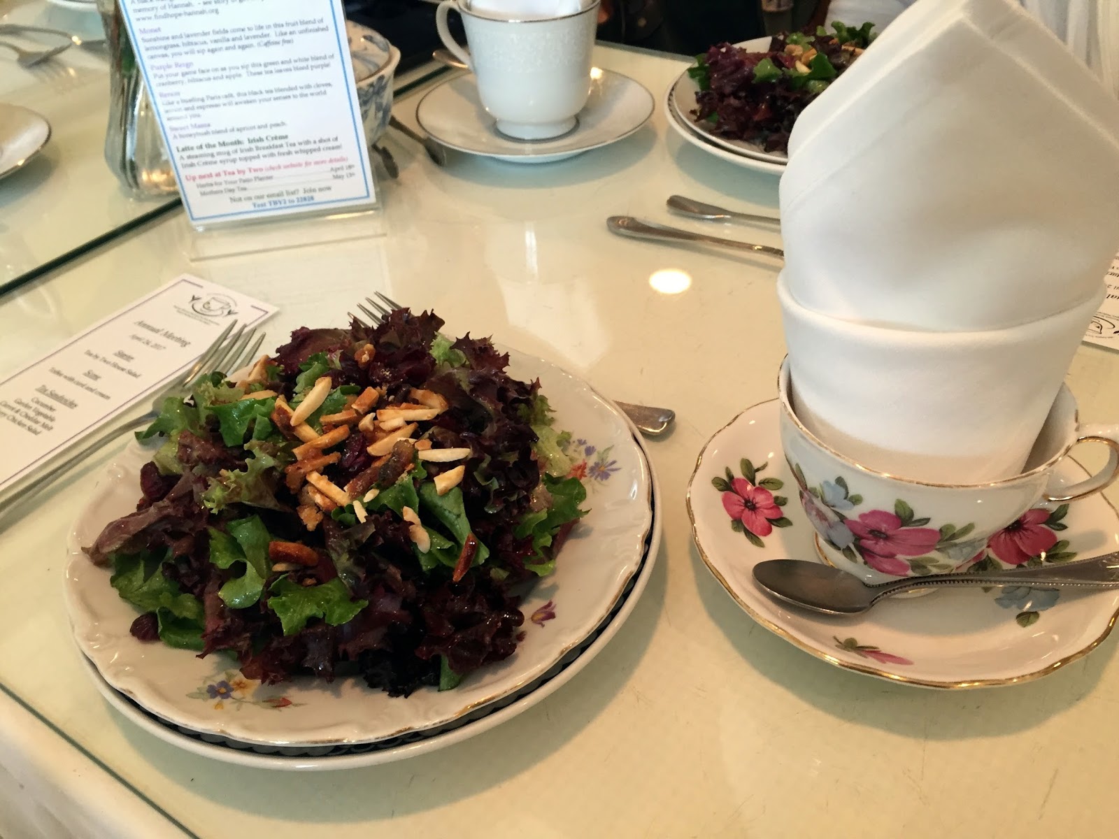 Rosemary's Sampler Afternoon Tea Tea by Two, Bel Air, MD