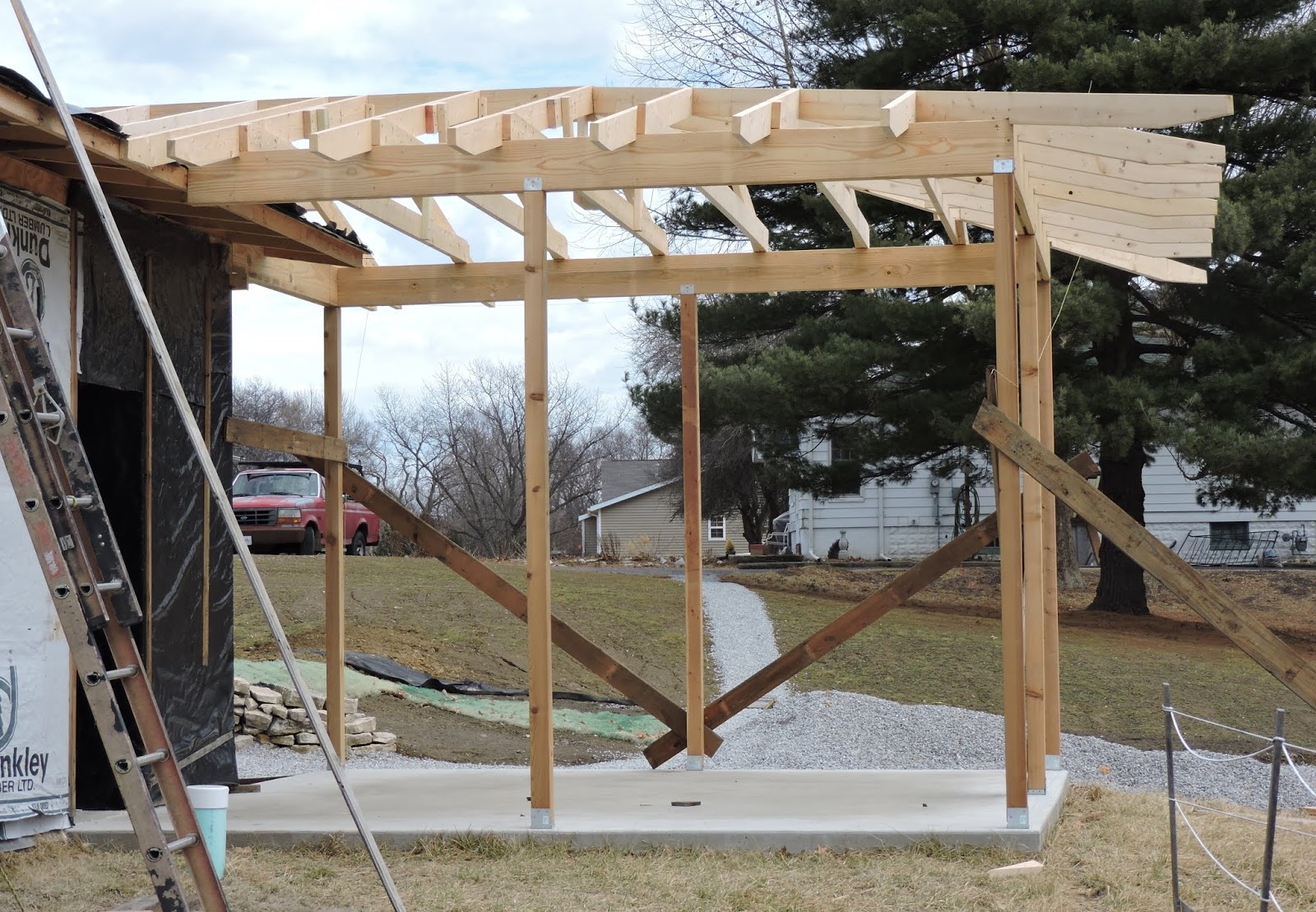 Rake Overhang Framing