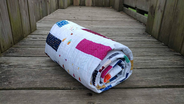 Dot 'n' Dash made from Piece and Quilt with Precuts with Double Dutch fabric