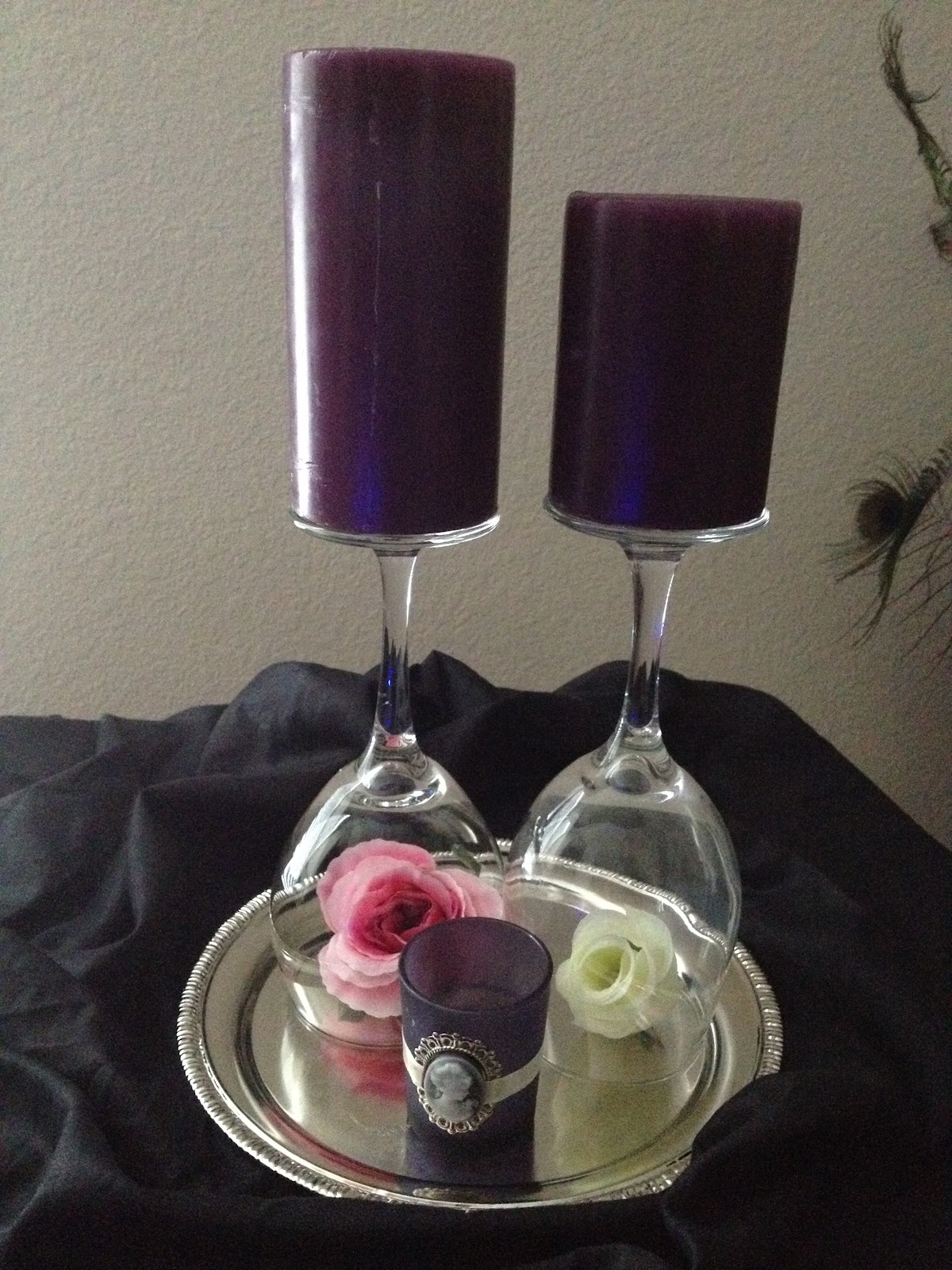 Miriam Ackerman Events Simple Wine Glass Centerpiece Decor for Your