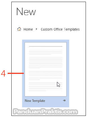 Cara Menggunakan Template Kustom Sebagai Dasar Dokumen ...