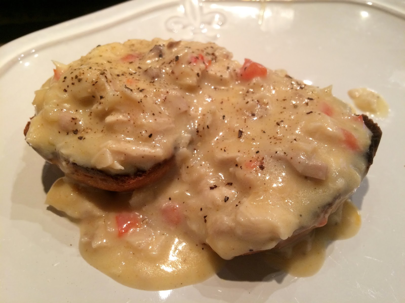 Old Farmhouse Cooking Turkey a la King