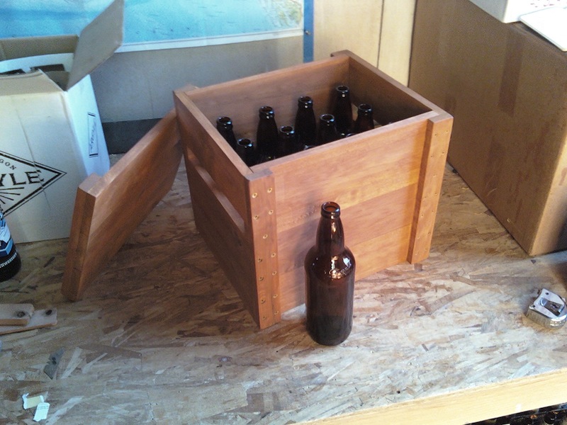Mobile Cabin Works Wooden Beer Bottle Crate made from Pallet