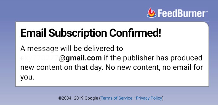 Subscribe confirm. Subscribe confirm