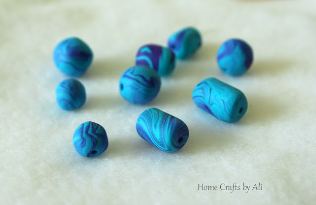 holes in clay beads