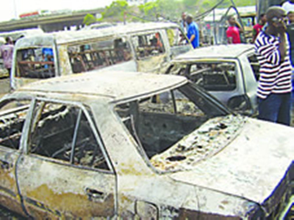 bibi! 5 DEAD AS OIL TANKER EXPLODES IN LAGOS!
