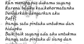 Lirik Lagu Wali | contoh soal m
