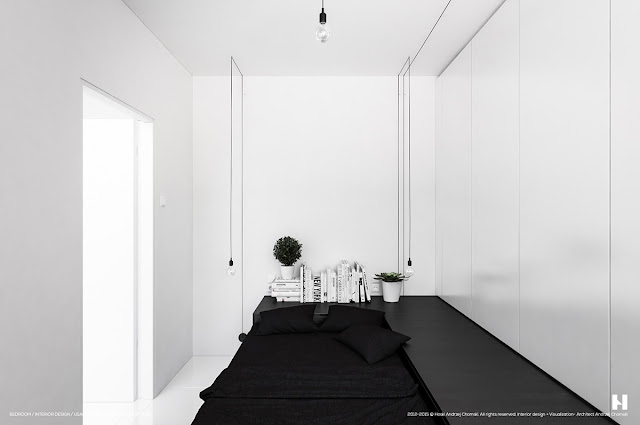 Desain Kamar Tidur Nuansa Hitam Putih Desain Kamar Tidur Nuansa Hitam Putih