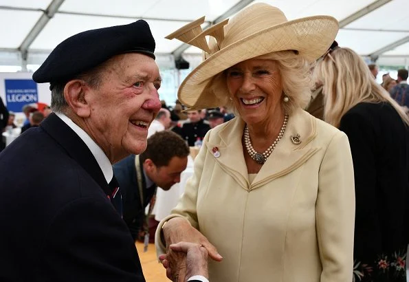 commemorations for the 75th anniversary of the D-Day landings in Bayeux. British Prime Minister Theresa May and Philip May