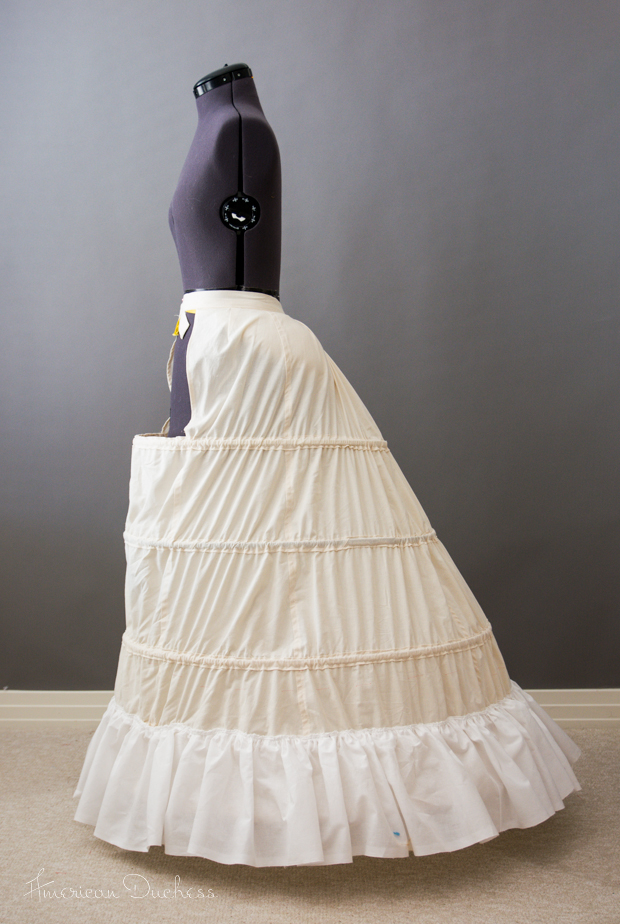 A MidtoLate 1860s Elliptical Hoop Skirt
