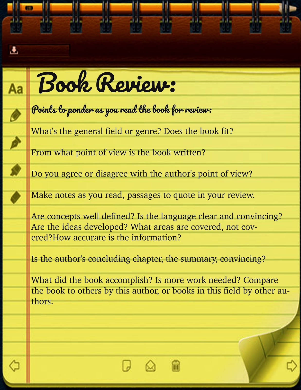 english-and-art-solutions-book-review-checklist
